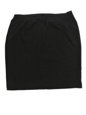 Women's Black Gold Dot Pencil Skirt Size Unknown